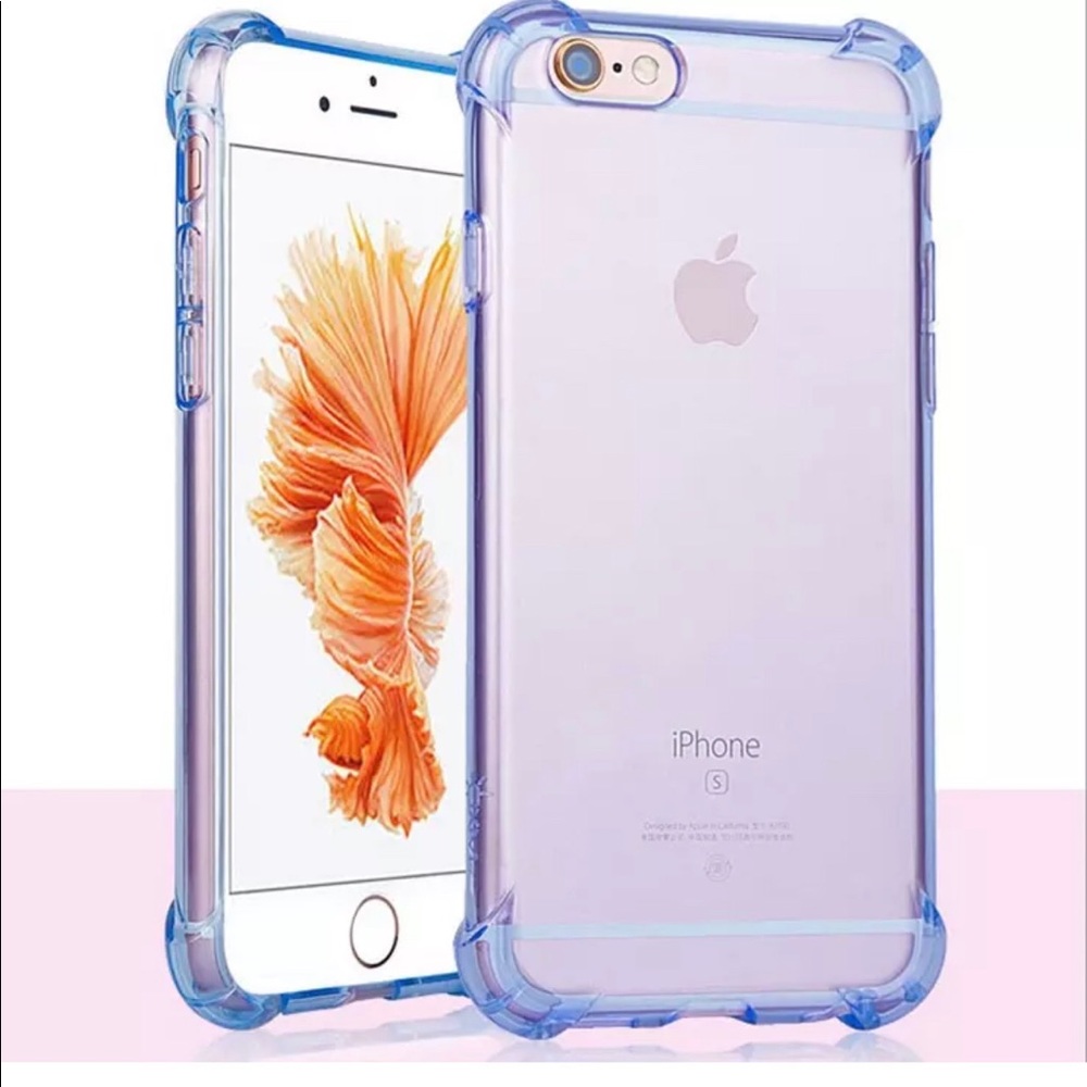 iPhone 7/8 & Plus Blue Transparent Soft Case